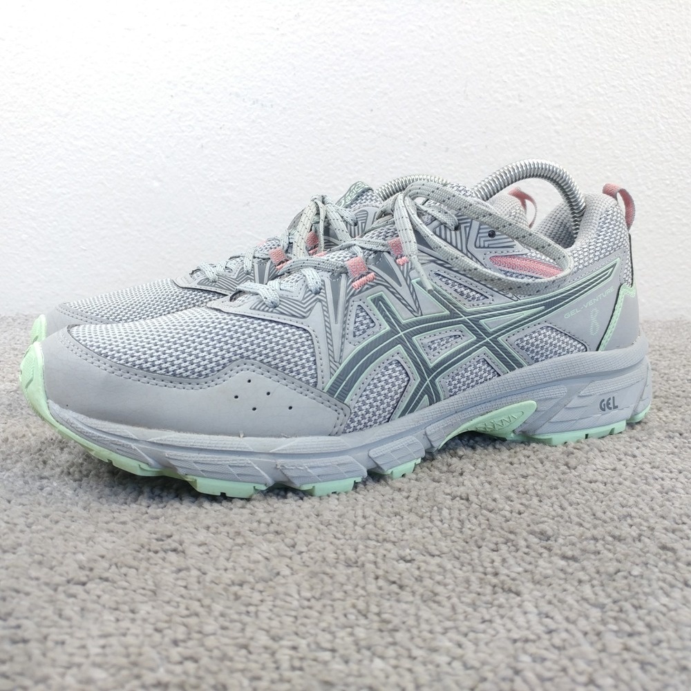 Asics Gel-Venture 8 Womens Size 10 Running Shoes Gray Sneakers 1012B230